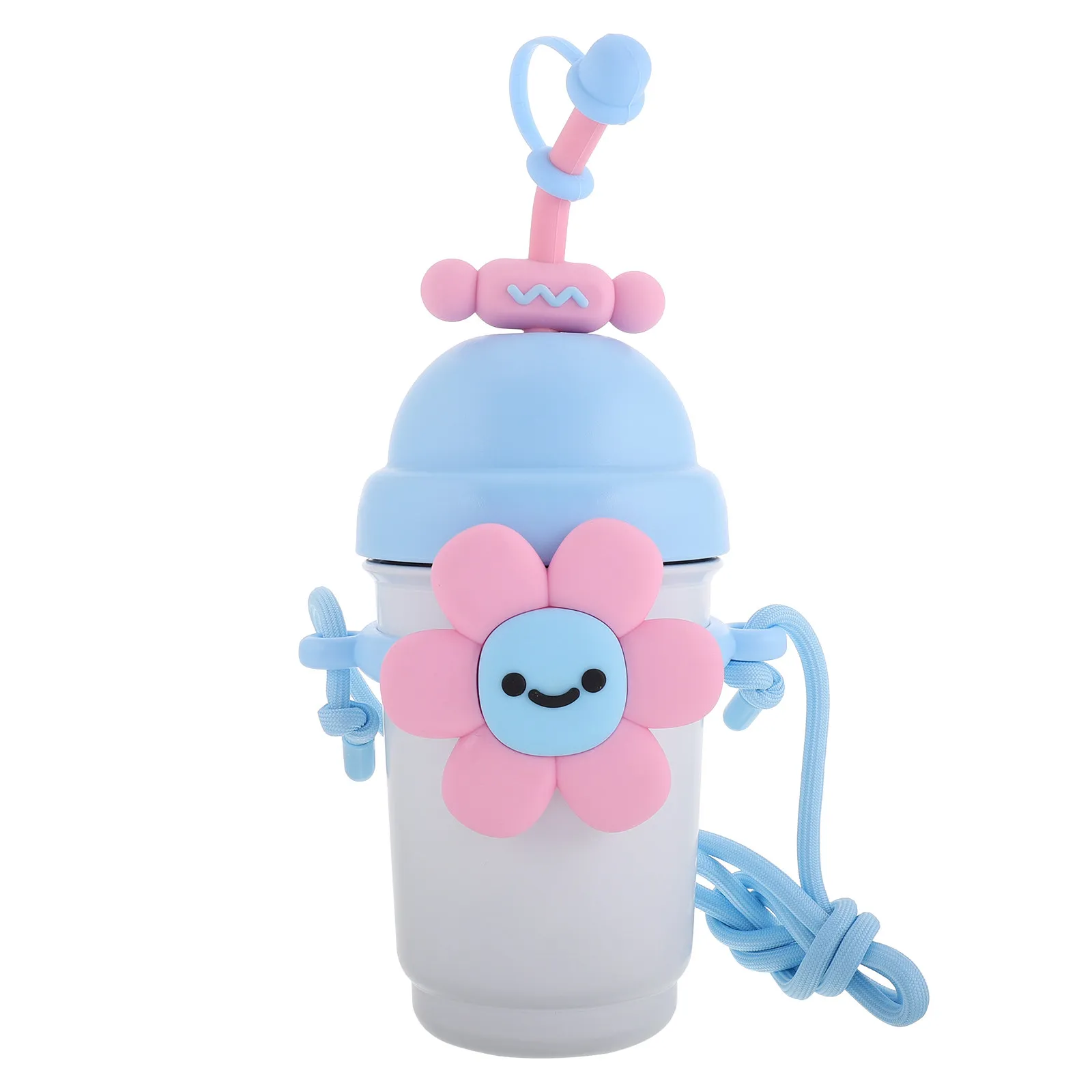 휴대용 자동차 난방컵 500ml 보온 커피 여행 머그컵 크로스바디 디자인 빨대 장시간 보온 커피컵 통근용