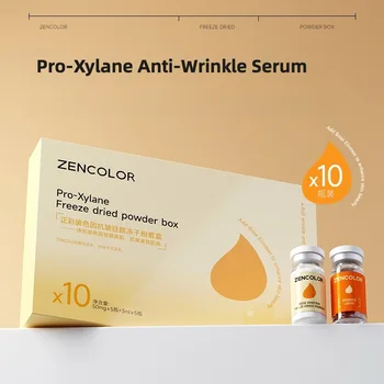 10pcs Pro-Xylane Anti-Wrinkle Lyophilized Serum  High Concentration Anti-Aging Firming Face Essence for Deep Wrinkles
