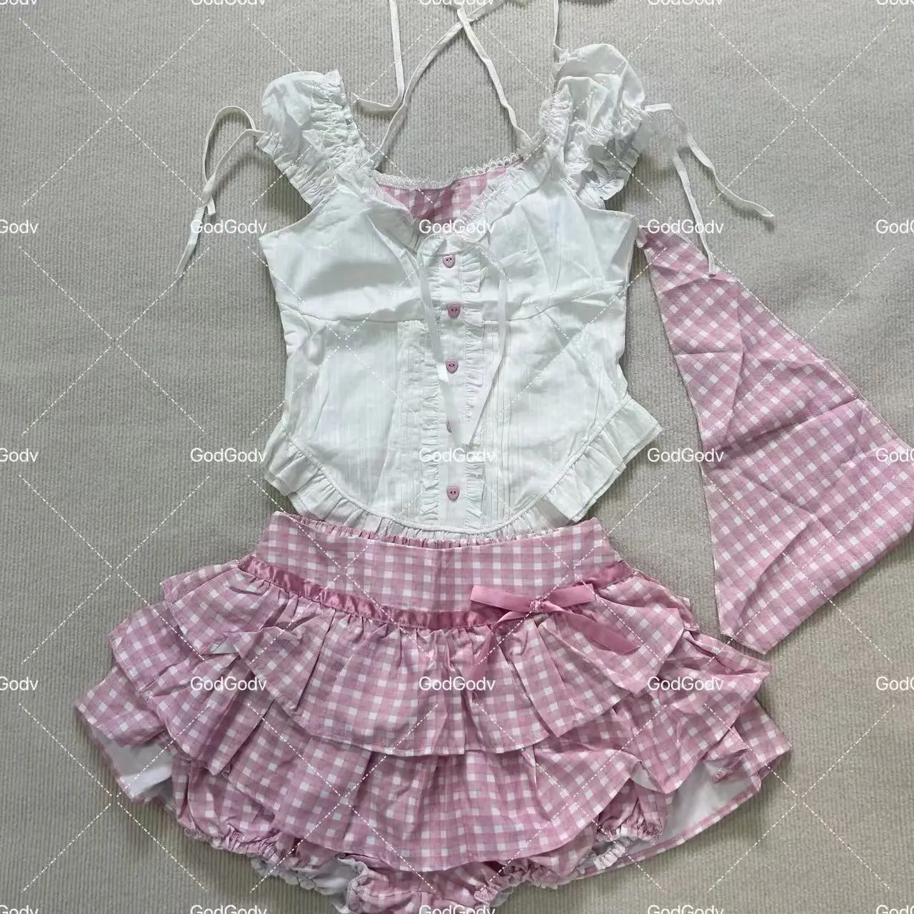 m.b.c　重ね着風　BIG リボン　姫ロリ　y2k coquette 00s Bye Bye 重ね着風 BIGリボン 姫ロリ y2k coquette 00s