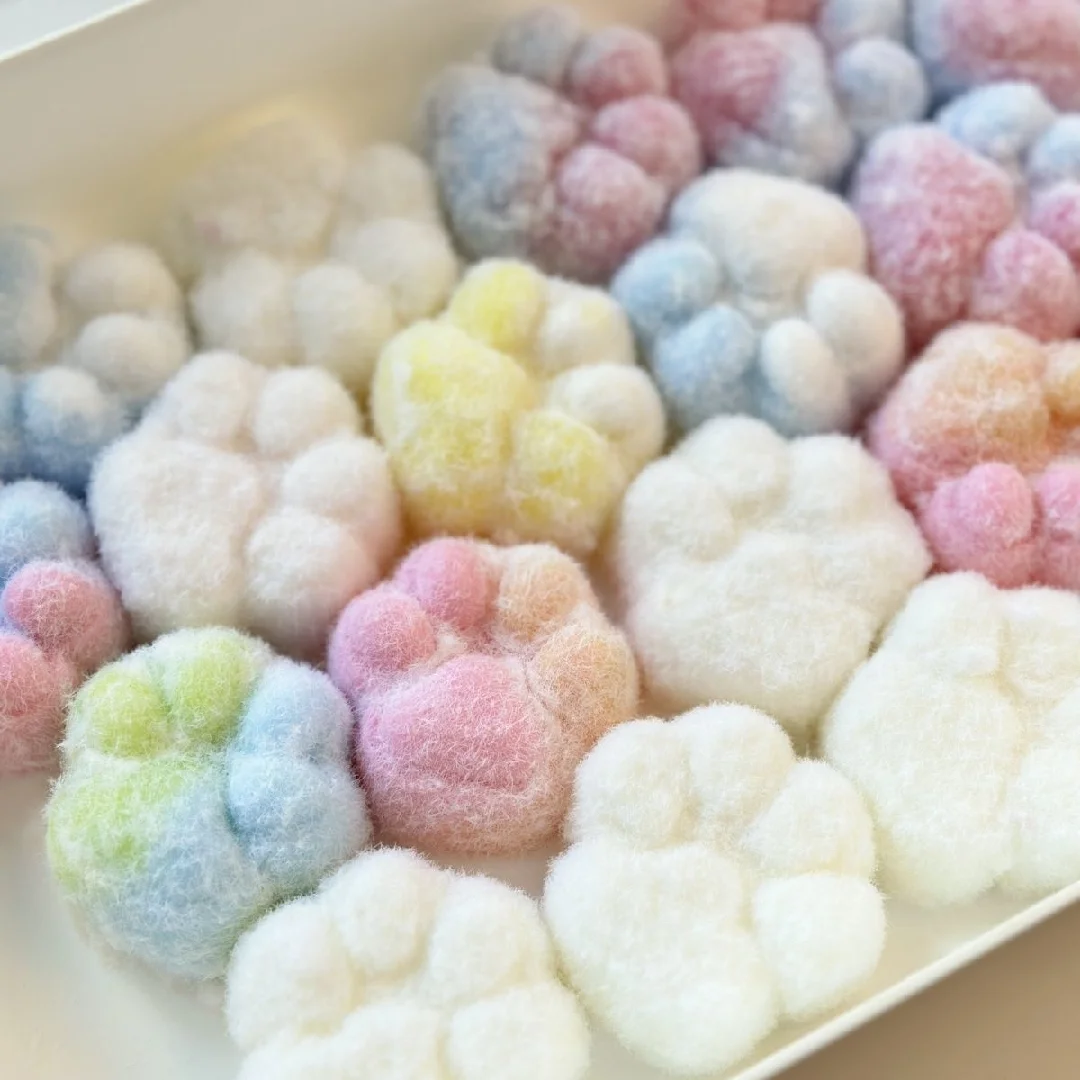 150g Handmade Silicone Cat's Paw Stress Relief Toy Mochi Taba Squishy NEW Fidget Toy 3