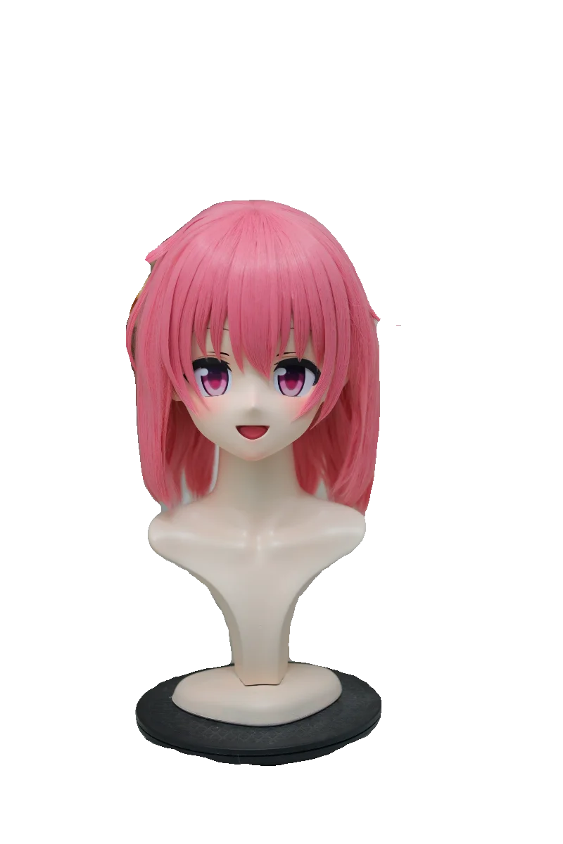 

(NFD-19-024) Customize Character Female/Girl Resin Kig Full Head With Lock Anime Cosplay Japanese Anime Kigurumi Mask