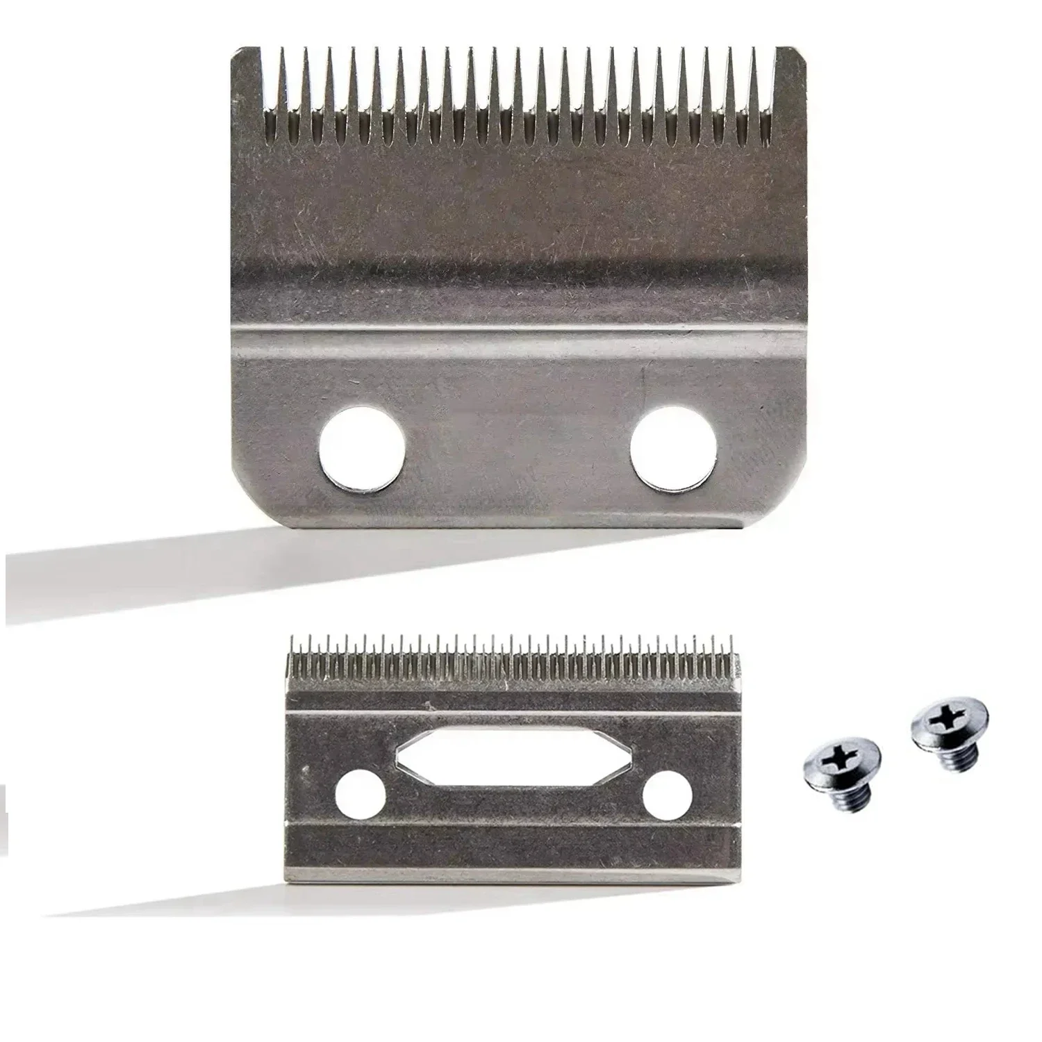 Professional Stagger-Tooth 2-Hole replacement Clipper Blade set Compatible With For Wahl 5 Star Cordless Magic Clip 8148