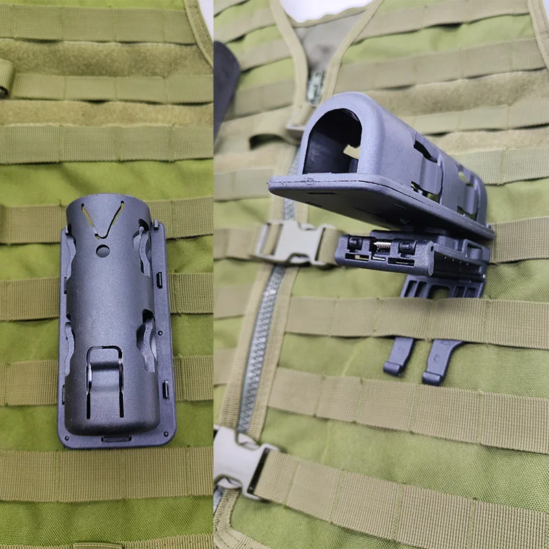 Tactical Baton Pouch Flashlight Pouch Spray Holster 360 Degree Rotation Clip Military Self Defense Police Tool Case Holder flashlight pouch baton holder