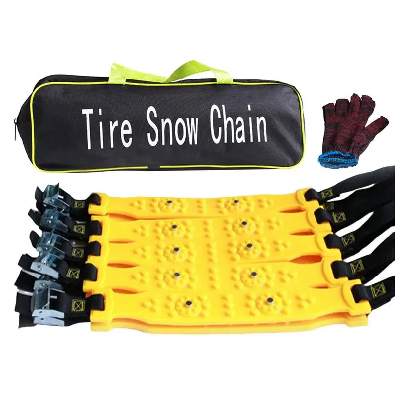 

Snow Chains For SUV 10PCS Anti Skid Snow Chains For Car Thickening Car Mud Snow Chains Strong Durable All Season Pick Up