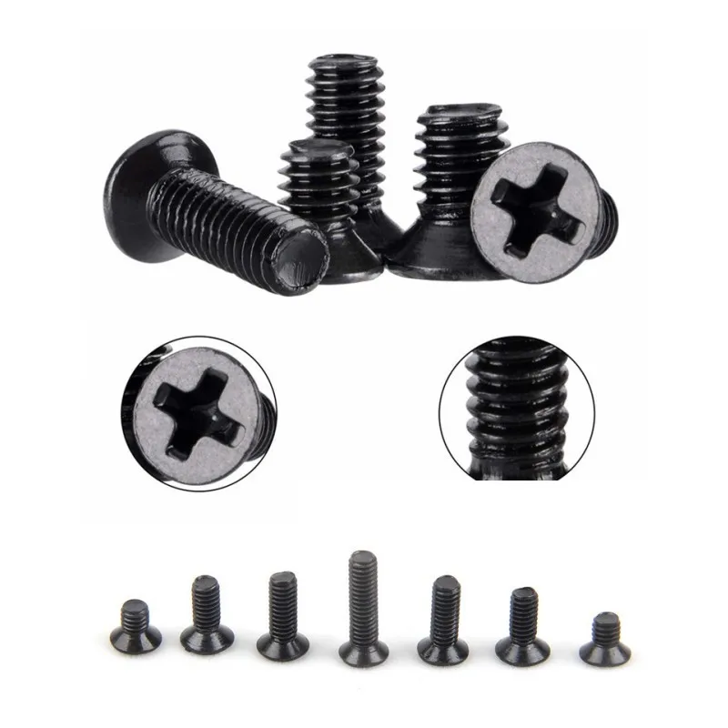 M2 M3 Screw Set KM2 Machine Laptop Screw Flat Head Phillips Drive Accessories for Repair Computer Electronic Laptop Screws Kit 5