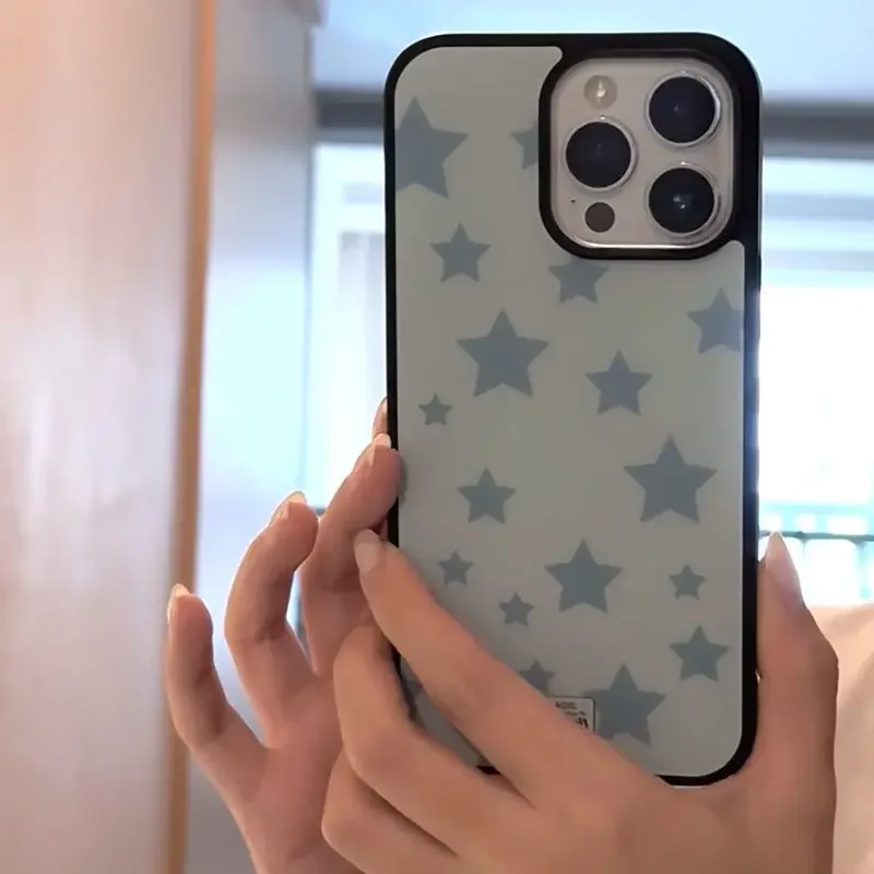 Gothic Blue Star Trendy Cartoon Phone Case