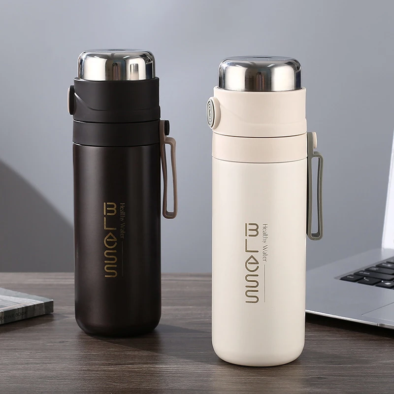 MeyJig Thermos Bottle Stainless Steel Vacuum Gift Cup Household Office Coffee Milk Flask 500ml
