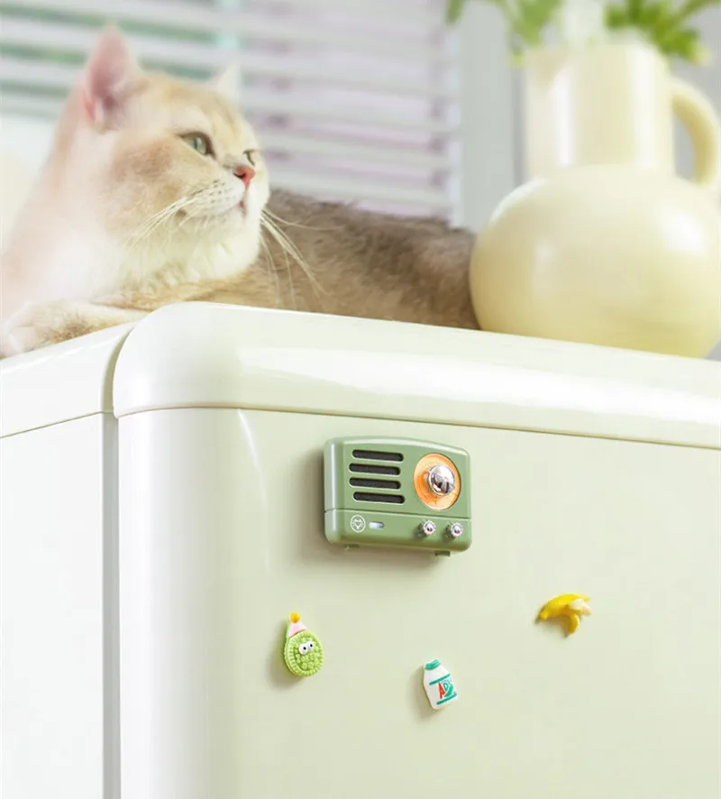 

Mao Wang OTR Little Prince Fridge Bluetooth Speaker MEET Ultra-thin Refrigerator Sticker Mini Wireless Speaker Radio MW-Q1
