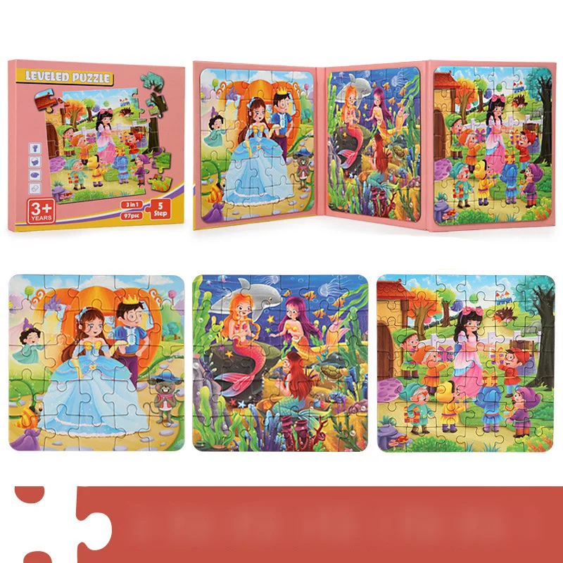 Magnetisches Kinderpuzzle Verkehrsmotive - 9-12-16 Teile Für Kinder Ab 2 Jahre