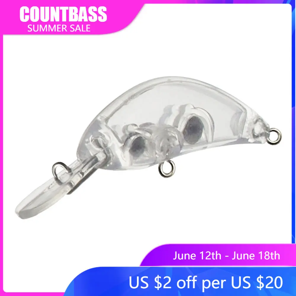 Fishing Lure Blanks Crankbait Unpainted Fishing Lure Blanks 10pcs