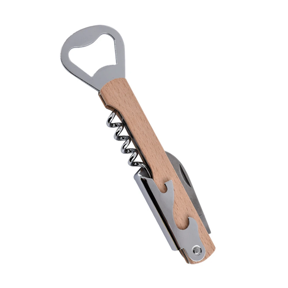Bottle Opener Wine Opener 20pcs Wood Bottle Opener with Wine Groomsmen Corkscrew