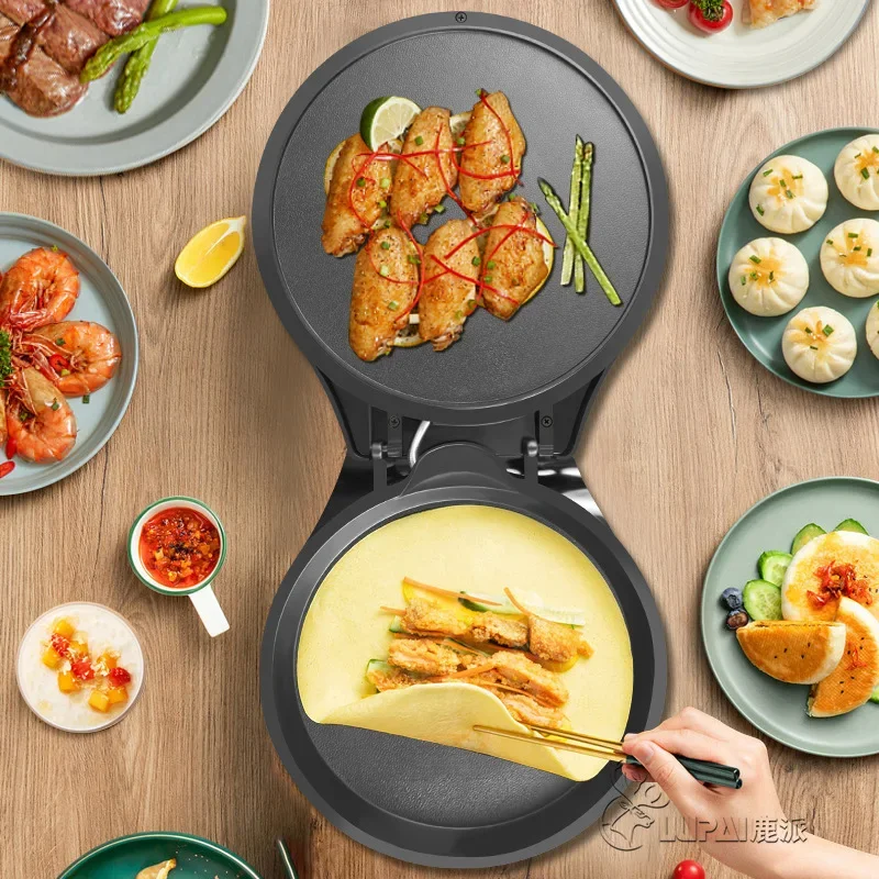Electric baking pan household multi-functional large capacity baking machine double-sided heating non-stick pancake frying 3