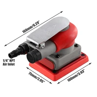Square air sander 75x100mm Air sander Polishing tools Pneumatic sander Metal grinding square wood grinding woodworking 2