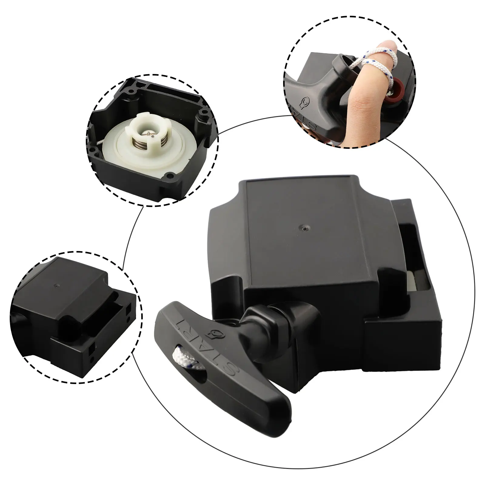 Cable Starter For FX-MS152 FX-MS152E FX-WP152 Brushcutter Lawn Mower Parts Garden Power Tools Easy To Install