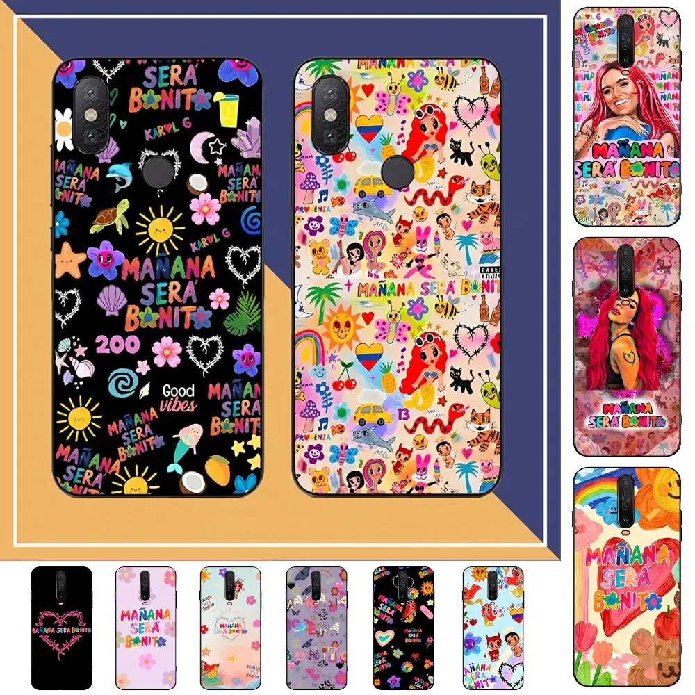 Custodia Per Telefono Karol G Manana Sera Bonito Per Redmi Note 4X5 A 6 7 8 Pro T 9 Pro 9S 10 Pro 11 Pro 11S 11Epro Pocom3Pro