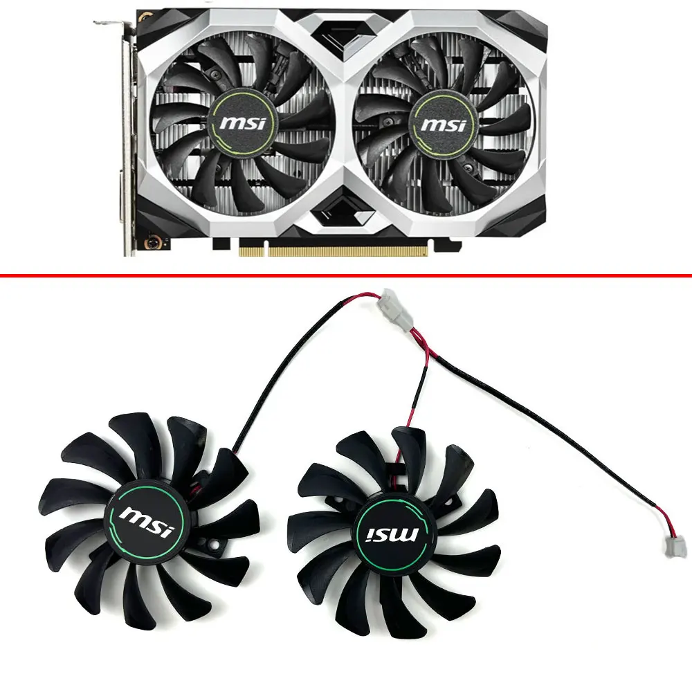 La Nuova Ventola Del Radiatore Da 75Mm Ha8010H12F-Z Sostituisce La Ventola Grafica Gtx1650 Msi Geforce Gtx 1650 Super Ventus Xs