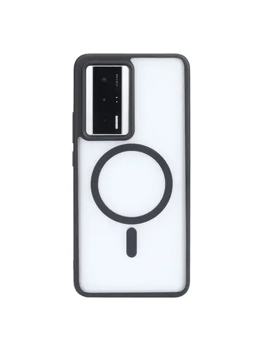 For Xiaomi POCO F5 Pro 5G Shockproof Phone Case Magnetic Luxury Matte  Clear Magnetic Wireless Charging Magsafe Case - Image 8