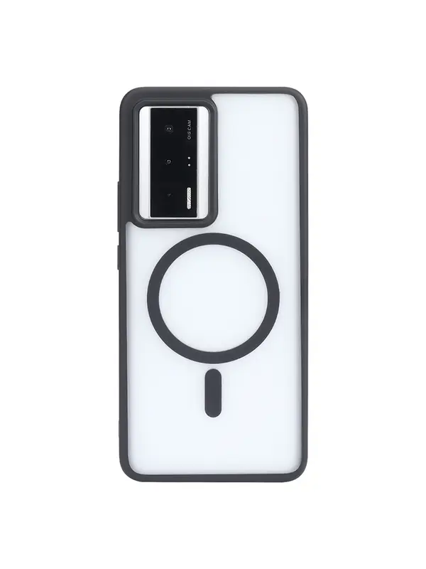 For Xiaomi POCO F5 Pro 5G Shockproof Phone Case Magnetic Luxury Matte  Clear Magnetic Wireless Charging Magsafe Case - Image 8