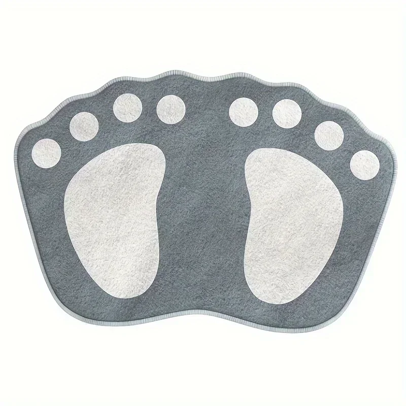1 Bath Mat with Anti Slip Super Absorbent Ultra-fine Fiber Soft and Comfortable Bathroom Carpet and Floor Decoration floor mat