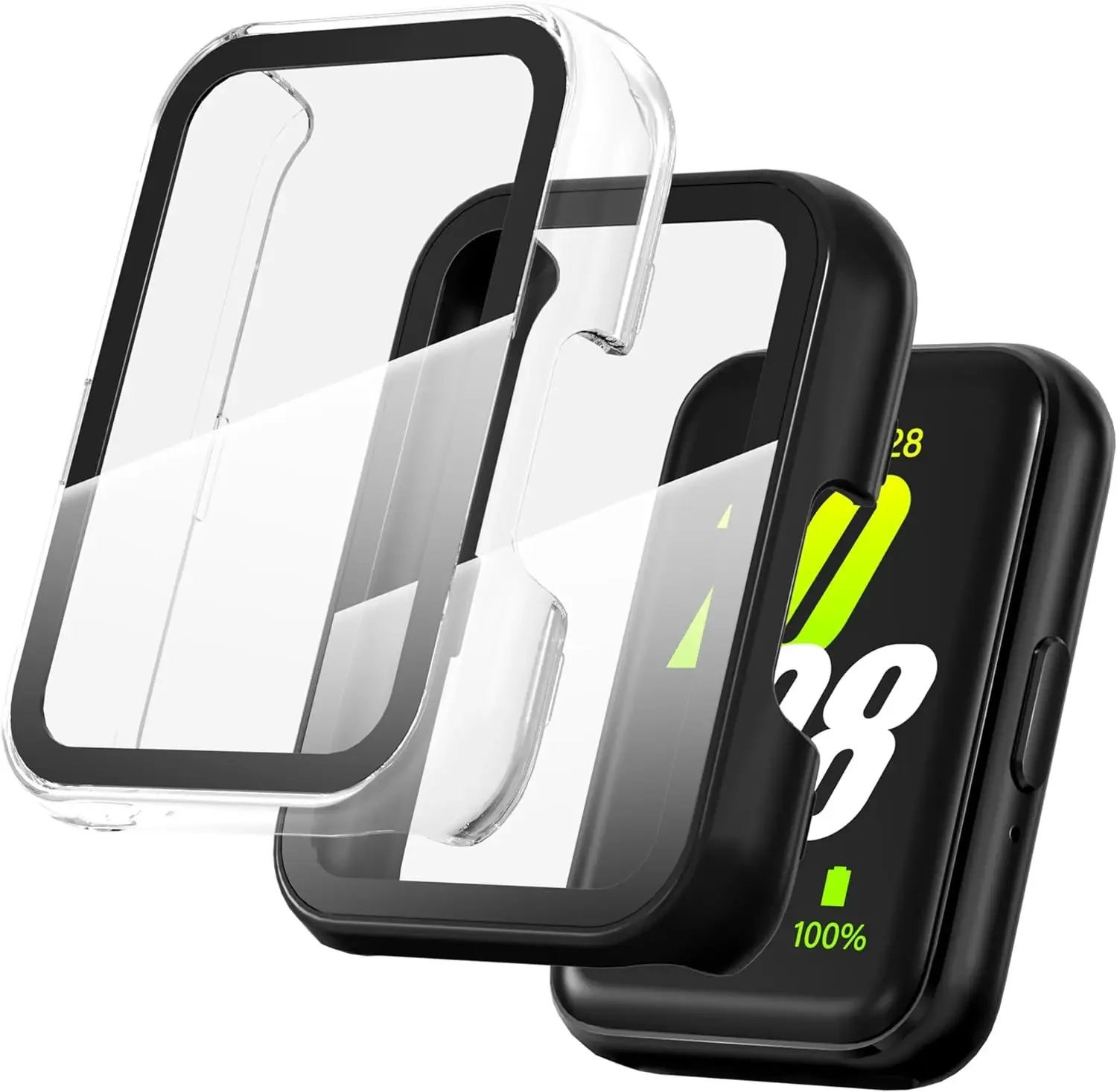 Screen Protector Glass and Case for Samsung Galaxy Fit 3 Accessories