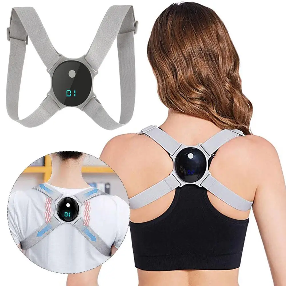 

LCD Smart Correction Belt Shoulder Back Posture Corrector Anti-Humpback Adult Children Spine Support Posture Correction Brace