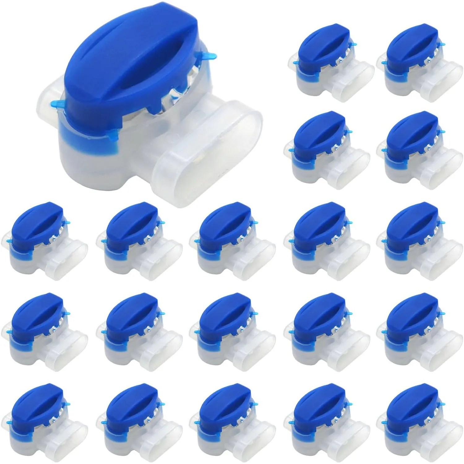 10-50 Stück Kabelverbinder für Roboter-Rasenmäher, Gel-Verbinder, 3-polige elektrische 314-Drahtverbinder, Zubehör