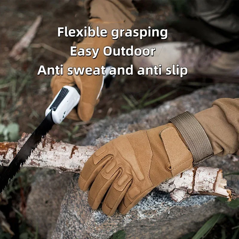 Touch Screen Anti-Skid Full Finger Tactical Gloves For Men And Women Driving Riding Hunting Motorcycle Climbing