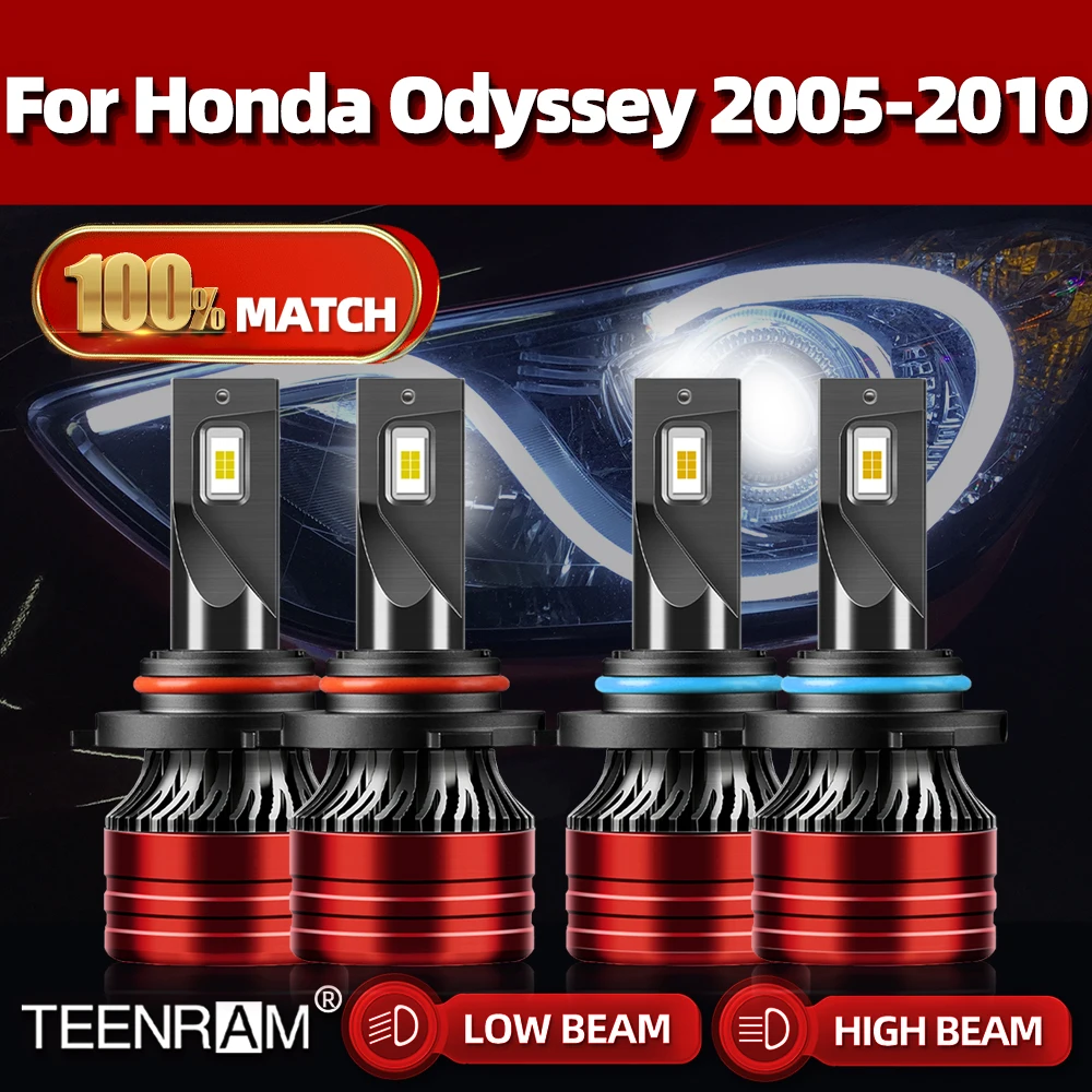 

40000LM Canbus светодиодный фары HB3 9005 HB4 9006 CSP чип Автомобильные фары 12В 6000 К для Honda Odyssey 2005 2006 2007 2008 2009 2010