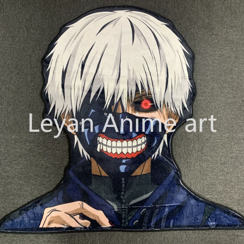 

Anime Tokyo Ghoul Kaneki Ken Special Shape Rugs Soft Kitchen Mat Living Room Carpets Non-Slip Home Decor Toy Gift