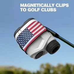 Golf Rangefinder Adjustable Magnetic Strap Holder with Strong Magnet (Red)