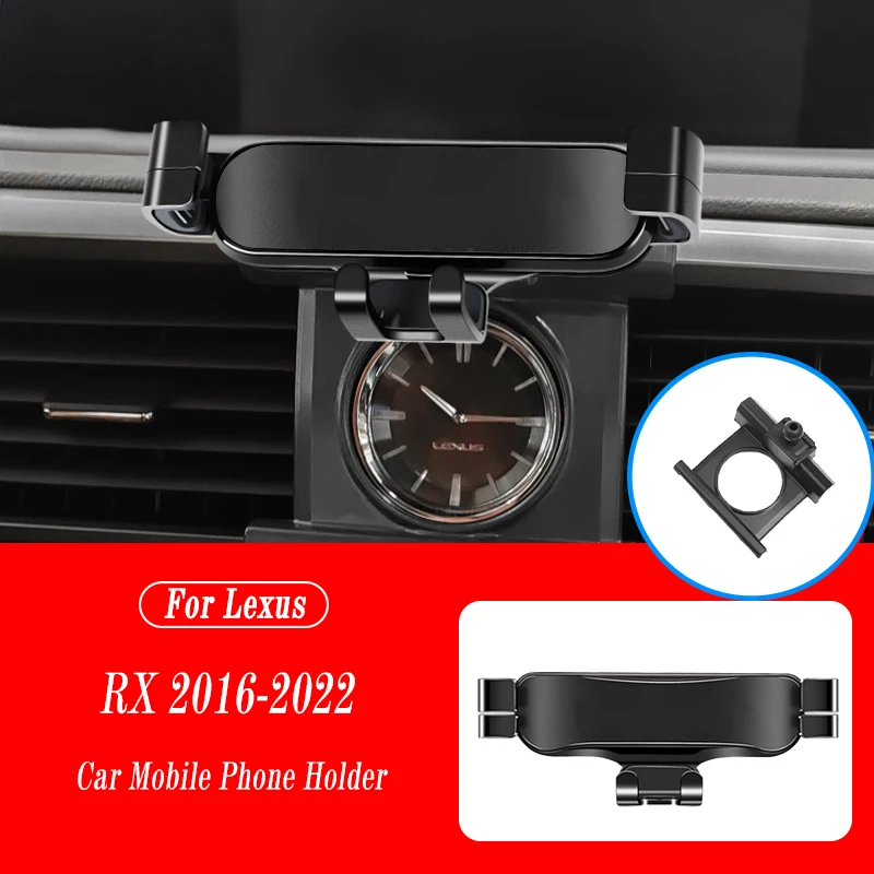Car Mobile Phone Holder For Lexus RX-Air Vent Mounts Stand GPS Gravity Navigation Bracket Car Accessories