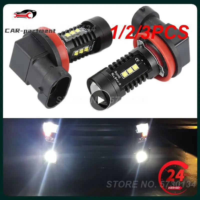 

1/2/3 шт. H11 Светодиодная лампа HB4 светодиодные лампы HB3 9006 9005 SMD лампы 6000 лм K 12 В, белая лампа для вождения автомобиля, дневные лампы