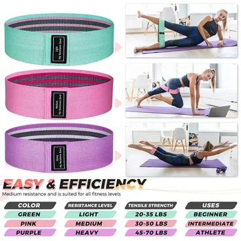 Fitness Resistance Band Rubber Band Elastic Yoga Resistance Bands Buttocks Expansion Bands For Home Exercise Sport Equipment 4