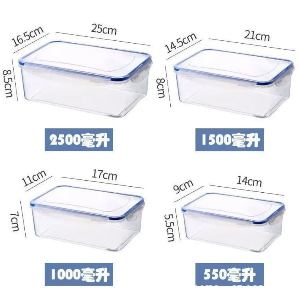 Refrigerator Preservation Box, Double-Layer, Large Capacity, Sealed Box, Vegetable and Fruit, Food Grade, Drain 6
