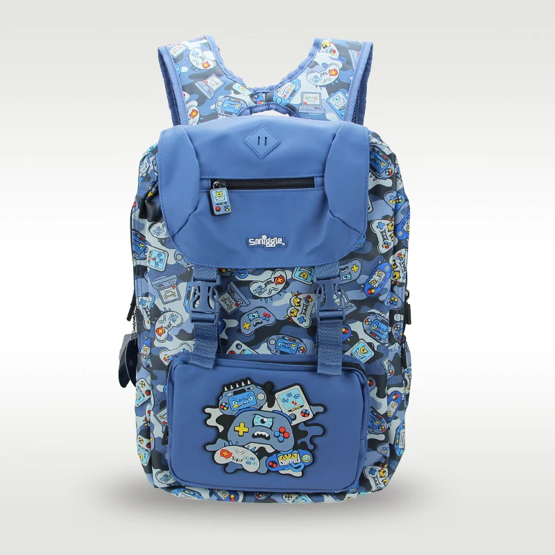

Australia Smiggle original hot-selling oversized schoolbag high-quality blue cool play cool boy bag 18 inches