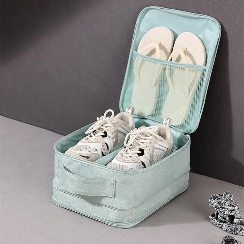 

Portable Shoe Storage Bag Home Wardrobe Storing Shoes Dust Pouch Multifunctional Luggage Slipper Sneakers Classification Package