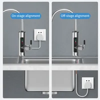 3000W 220V électrique cuisine chauffe-eau robinet instantané chaud en acier inoxydable robinet d'eau chauffage froid robinet 4