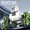 New Robot Toys Electric Dual Remote Control Toys Intelligent Machine Dogs Eight Wheeled Stunt Mechanical Dog Children's Toys 1