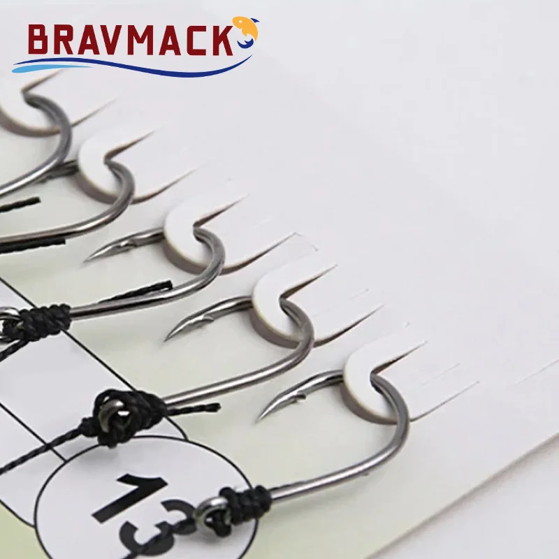 1pack(5pcs) String Hooks 3 # -13 # High Carbon Steel Fishing Hook Rigs Swivel Single Fishing hook Barbed Sharp Hook 5