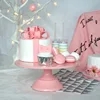 Pink Color Wedding Cake Stands 12 Inch Birthday Cake Stand Baking Cupcake Tools Fondant Display Cake Plates Bakeware Dinnerware 3