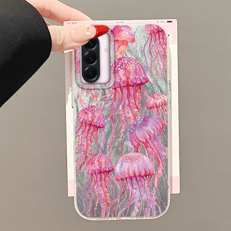 Jellyfish-Themed Protective Smartphone Case Bag