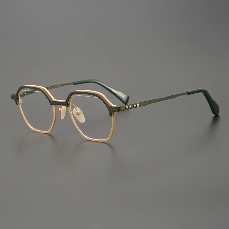 

Retro glasses frame men Japan designer brand pure Titanium optical eyewear Myopia reading women prescription eyeglasses