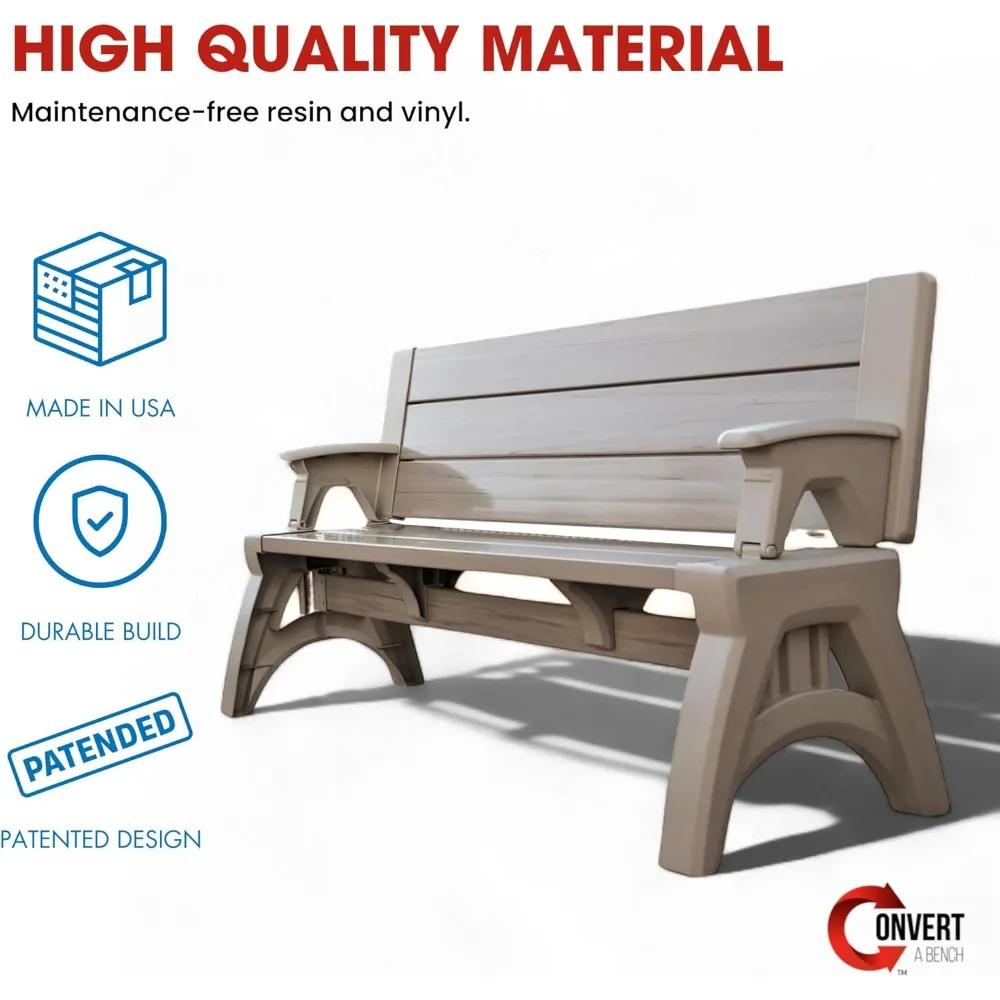 2-in-1 Bench Table 3