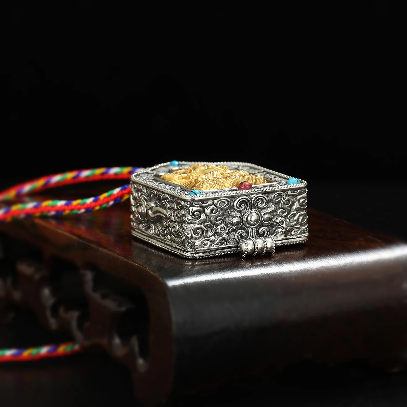 50% Rabatt auf Nepal Tibet Tempel Bodhisattva Manjusri Buddha Tasche Amulett segnen Sicherheit viel Glück allmächtiger Talisman – Detail 7