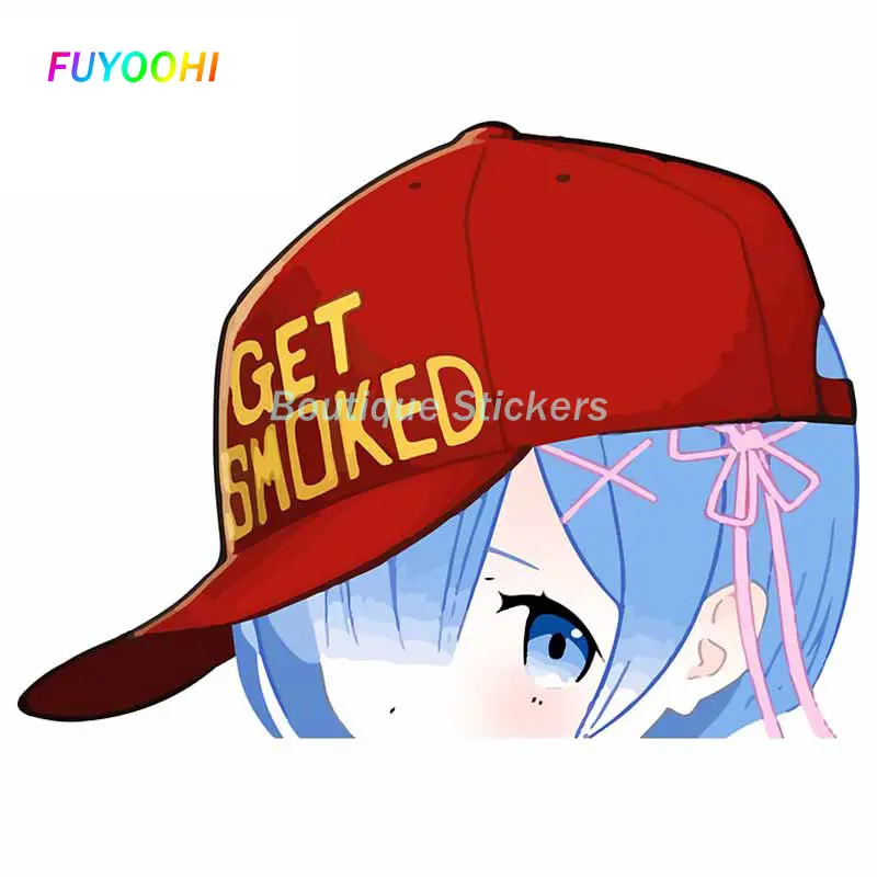 

FUYOOHI Play Stickers Anime Car Stickers Vinyl Material Decal Graffiti Sticker Waterproof Car Door Protector Decoration