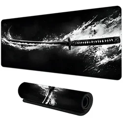 Japanese Katana Design XXL Gaming Mouse Pad - Large Anti-Slip Rubber Desk Mat - 300X600X2MM (Japanese Katana 1)