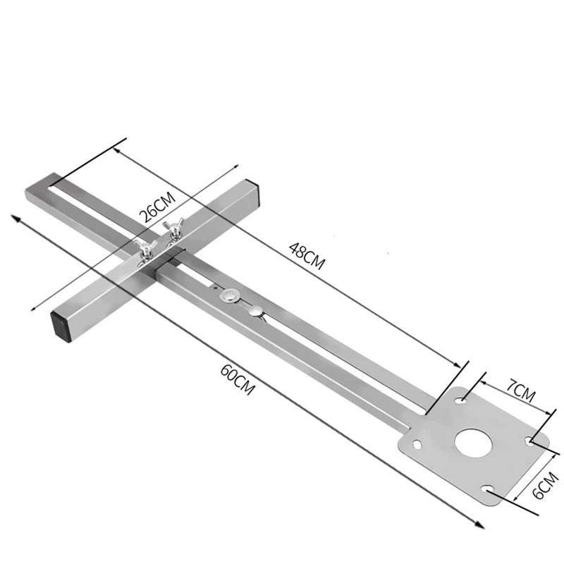 Router Woodworking Wood Milling Machine Base Professional Edge Trimmer Guide Positioning Accessories Joinery Tools 6