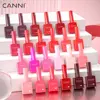 CANNI Gel Nail Polish VIP Gorgeous Christmas Red Color Winter Nails Full Coverage HEMA FREE Soak Off UV LED Semi Permanent Gel 3