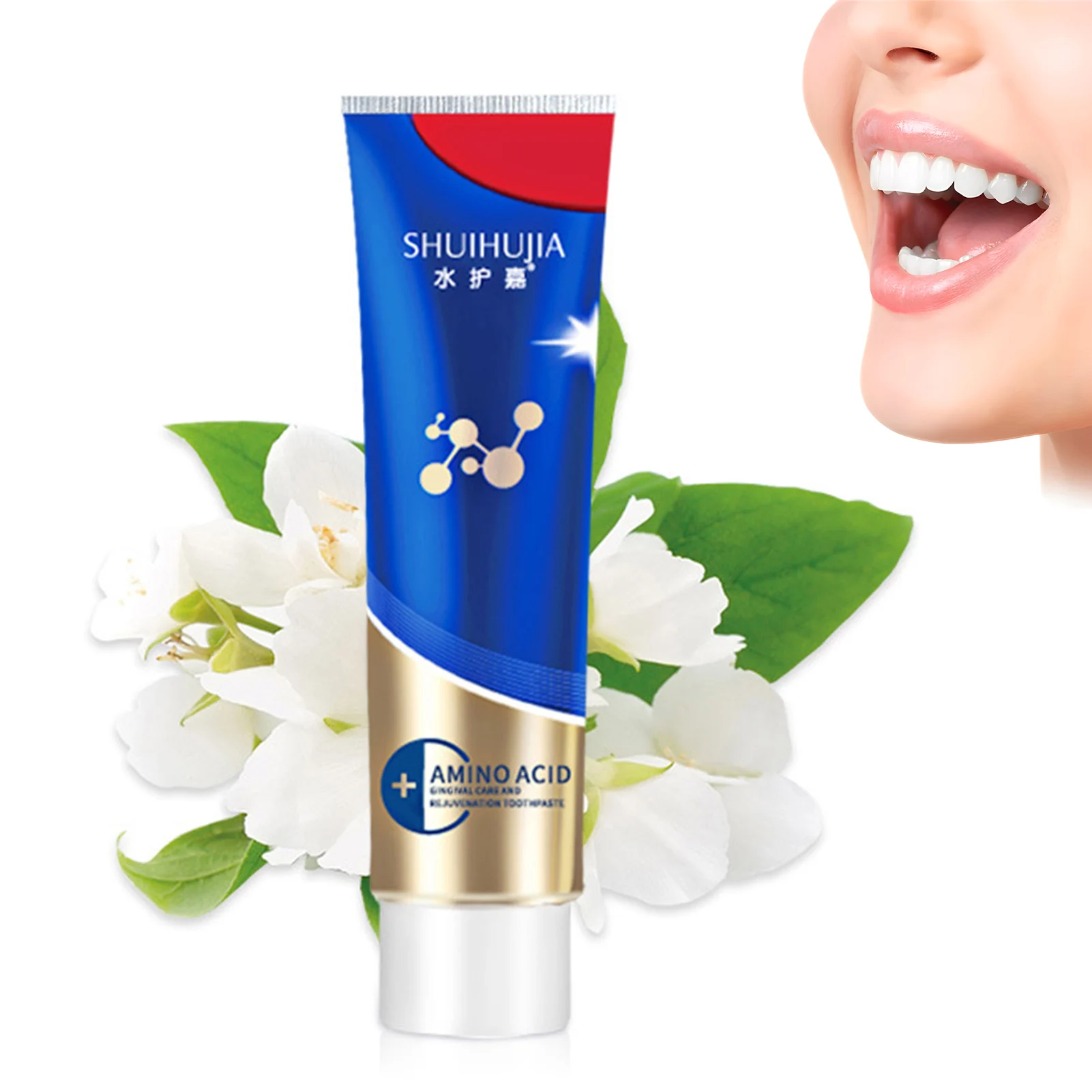 

100g Amino Acid Whitening Toothpaste Fresh Breath Toothpaste Multipurpose White Brilliance Tooth Care Toothpaste for Sensitive