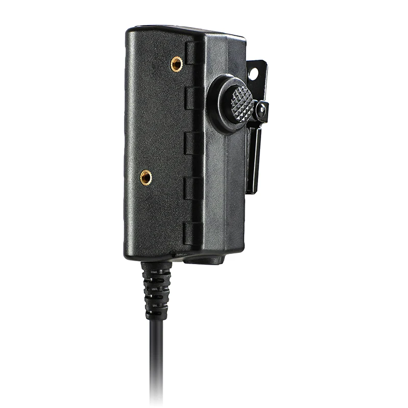 EARMOR Military Shooting Earmuffs PTT Adapter M51 Hunting Tactical Headset PTT Kenwood and AUX Radio Interface Tactical Gear